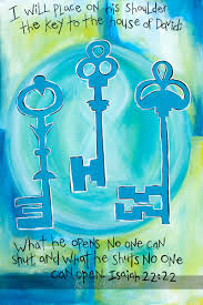 keys and doors no one but God can open Isaiah 22 and 22